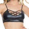 Coquette Wetlook Bralette With Strappy Front Detail & Adjustable Straps 1 Coquette Wetlook Bralette With Strappy Front Detail & Adjustable Straps -Strippers Heels Store Wetlook Bralette With Strappy Front Detail Adjustable Straps Bras Coquette Black SEXYSHOES COM