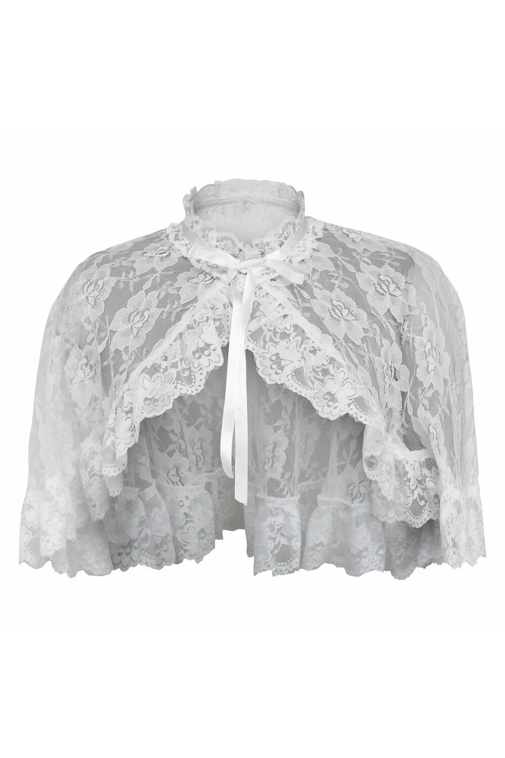 White Lace Cape 3 White Lace Cape