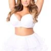 White Ribbon Tutu -Strippers Heels Store White Ribbon Tutu TuTu Petticoat Daisy Corsets SEXYSHOES COM