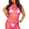 LEG AVENUE Woven Net Twist Halter Mini Dress -Strippers Heels Store Woven Net Twist Halter Mini Dress Stripper Dresses Leg Avenue Pink SEXYSHOES COM e4929125 0a2b 4181 867a 21e3b02bca59