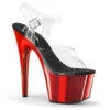 PLEASER ADORE-708 Platform Sandal | Clear Vinyl -Strippers Heels Store adore 708 platform sandal clear vinyl sandals pleaser sexyshoescom 80584584 46dc 46a6 97aa 1b31595d3795