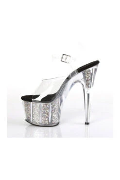 PLEASER ADORE-708CG Platform Sandals | Clear Vinyl -Strippers Heels Store adore 708cg platform sandals clear vinyl sandals pleaser sexyshoescom 3 fc8af612 5d3b 4c3a ba04 2f93de05f1a4