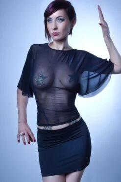 Aloha Sexy Top | Black Lycra