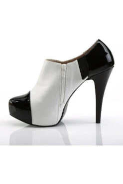 CHLOE-11 Ankle Boot | Black Patent -Strippers Heels Store chloe 11 ankle boot black patent ankle boots pleaser pink label sexyshoescom 3