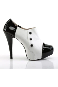 CHLOE-11 Ankle Boot | Black Patent -Strippers Heels Store chloe 11 ankle boot black patent ankle boots pleaser pink label sexyshoescom 5