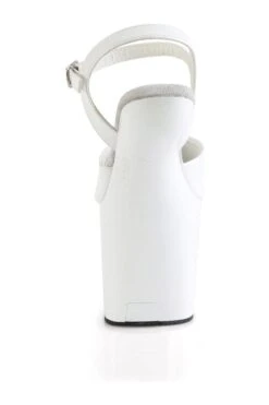 PLEASER CRAZE-809 White Patent Sandal -Strippers Heels Store craze 809 w m09 154d6af4 0574 4830 9a1d d0c65daf35f6