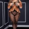 Baci Lingerie Criss Cross Crotchless Bodystocking | Plus Size -Strippers Heels Store criss cross crotchless bodystocking plus size plus bodystockings baci lingerie sexyshoescom dad90adb 168c 488e 87bb dfdb352c1d9c