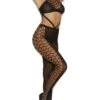 Crochet Bodystocking With Gloves -Strippers Heels Store crochet bodystocking with gloves bodystockings elegant moments black sexyshoescom