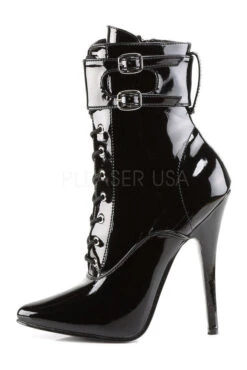 DOMINA-1023 Ankle Boot | Black Patent -Strippers Heels Store domina 1023 ankle boot black patent ankle boots devious sexyshoescom 3