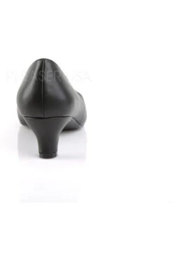 FAB-420 Pump | Black Faux Leather -Strippers Heels Store fab 420 pump black faux leather pumps pleaser pink label sexyshoescom 4