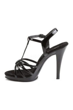 FLAIR-420 Sandal | Black Patent -Strippers Heels Store flair 420 sandal black patent sandals fabulicious sexyshoescom 3