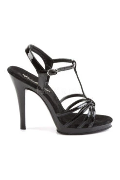 FLAIR-420 Sandal | Black Patent -Strippers Heels Store flair 420 sandal black patent sandals fabulicious sexyshoescom 5