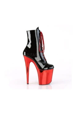 PLEASER FLAMINGO-1020 Platform Ankle Boot | Black Patent -Strippers Heels Store flamingo 1020 platform ankle boot black patent ankle boots pleaser sexyshoescom 5 2ed9a8fb f836 494a a478 e63b637398b3