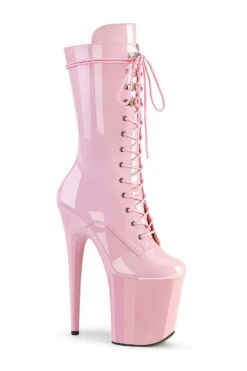 PLEASER FLAMINGO-1050 Exotic Boot | Pink Patent