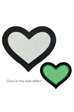 Glow In The Dark Heart Pasty
