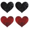 Heart Pasties Set -Strippers Heels Store heart pasties set pasties peekaboo pasties red sexyshoescom