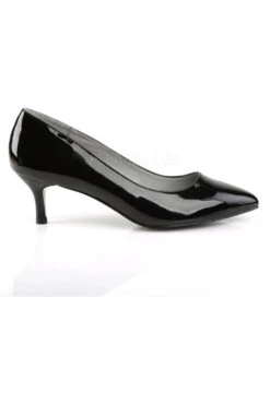 KITTEN-01 Pump | Black Patent -Strippers Heels Store kitten 01 pump black patent pumps pleaser pink label sexyshoescom 5