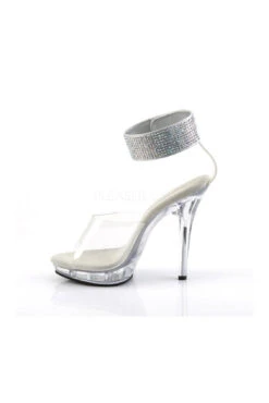 LIP-142 Sandal | Clear Vinyl -Strippers Heels Store lip 142 sandal clear vinyl sandals fabulicious sexyshoescom 3