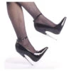 SCREAM-12 Pump | Black Patent -Strippers Heels Store scream 12 pump black patent pumps devious sexyshoescom