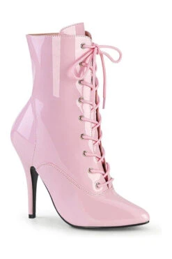 PLEASER SEDUCE-1020 Ankle Boot | Pink Patent