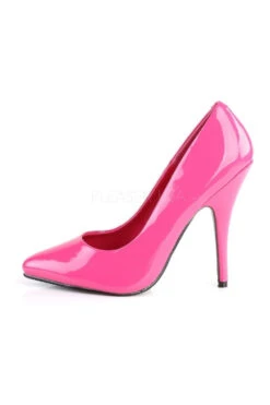 PLEASER SEDUCE-420 Pump | Fuchsia Patent -Strippers Heels Store seduce 420 pump fuchsia patent pumps pleaser sexyshoescom 3