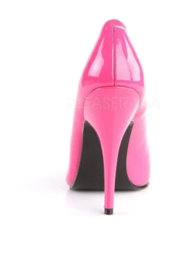 PLEASER SEDUCE-420 Pump | Fuchsia Patent -Strippers Heels Store seduce 420 pump fuchsia patent pumps pleaser sexyshoescom 4