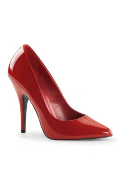 PLEASER SEDUCE-420 Pump | Red Patent