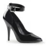 PLEASER SEDUCE-431 Pump | Black Patent -Strippers Heels Store seduce 431 pump black patent pumps pleaser sexyshoescom