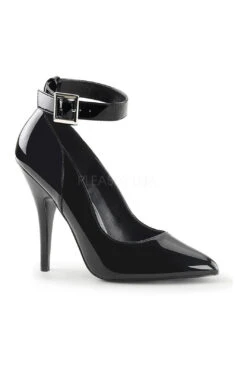 PLEASER SEDUCE-431 Pump | Black Patent