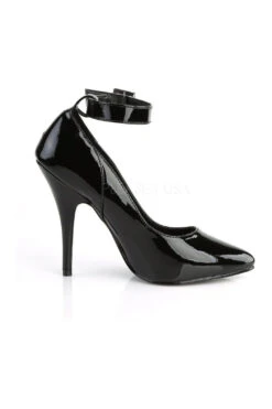 PLEASER SEDUCE-431 Pump | Black Patent -Strippers Heels Store seduce 431 pump black patent pumps pleaser sexyshoescom 5