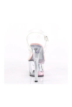 PLEASER SKY-308WHG Platform Sandal | Clear Vinyl -Strippers Heels Store sky 308whg platform sandal clear vinyl sandals pleaser sexyshoescom 4