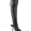 PLEASER SPECTATOR-3019 Thigh Boot | Black Faux Leather -Strippers Heels Store spectator 3019 thigh boot black faux leather thigh boots pleaser black sexyshoescom b7ece074 9c98 44bb b678 3a5371dd02ac
