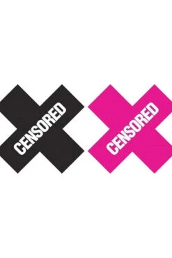 2 Pair Of Censored Pasties