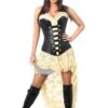 Top Drawer 4 PC Pirate Wench Costume -Strippers Heels Store top drawer 4 pc pirate wench costume costume corsets daisy corsets sexyshoescom