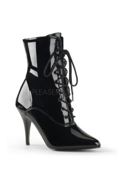 PLEASER VANITY-1020 Ankle Boot | Black Patent