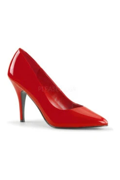 PLEASER VANITY-420 Pump | Red Patent