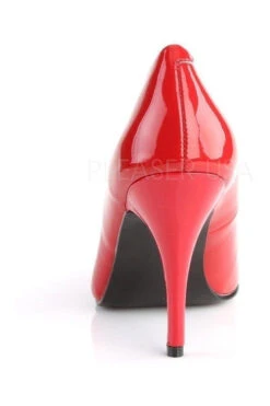 PLEASER VANITY-420 Pump | Red Patent -Strippers Heels Store vanity 420 pump red patent pumps pleaser sexyshoescom 4