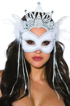 Velvet Ice Queen Mask